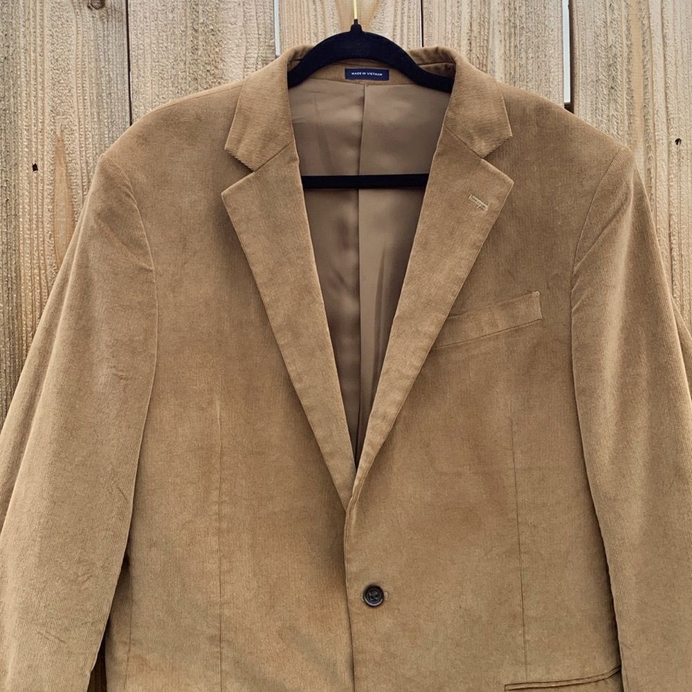 Take 50% OFF- Stafford Corduroy Men’s Classic Fit Sport Coat, Size-44L - Picture 5 of 13